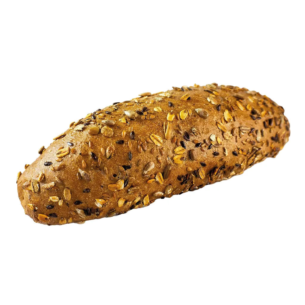 Bagietka razowa z ziarnami